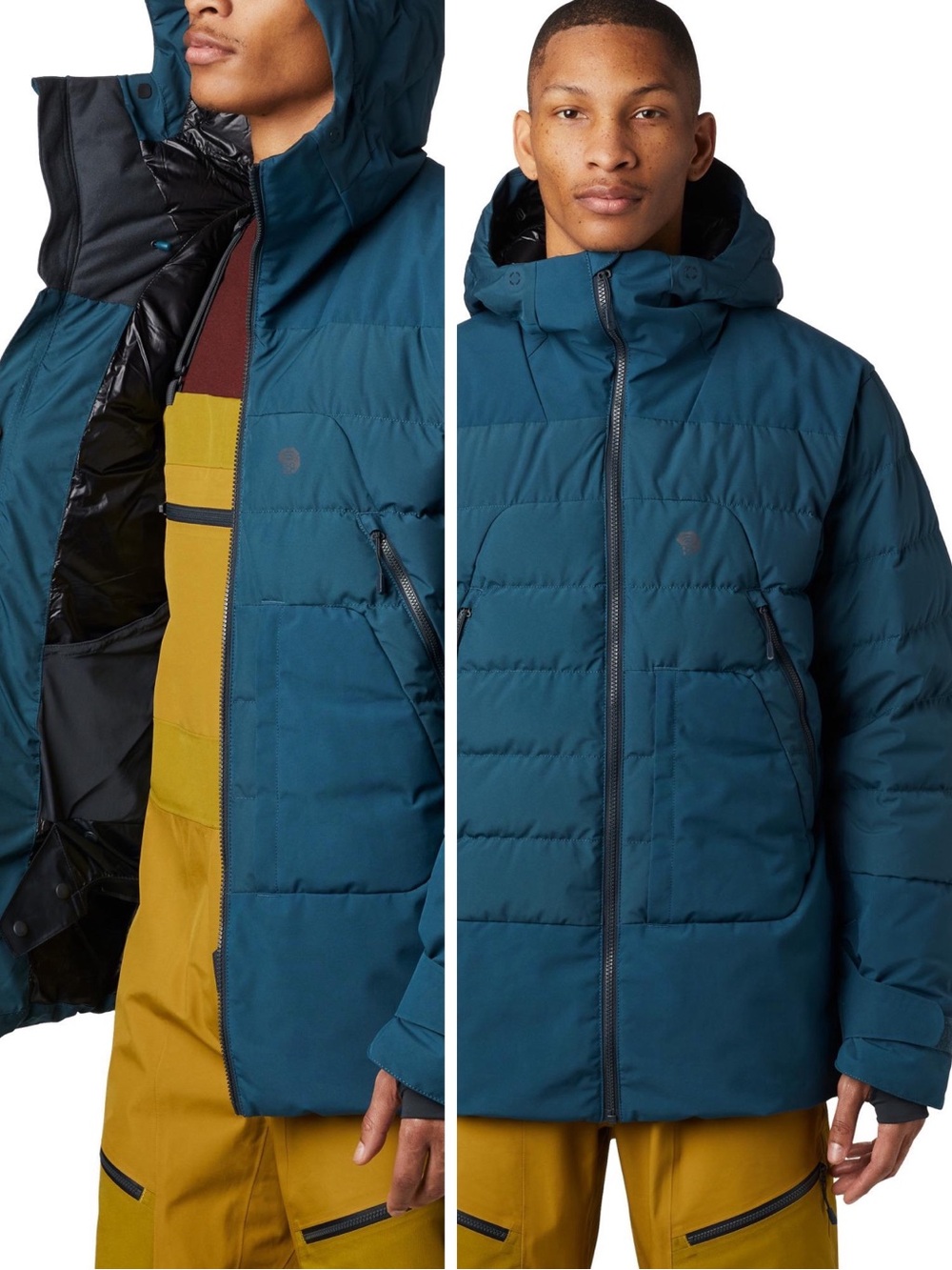 Mountain Hardware Men Gore-Tex 600 Fill Down Ski Snowboard Jacket XL Outdoor